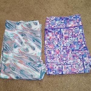 Plus size workout capri leggings